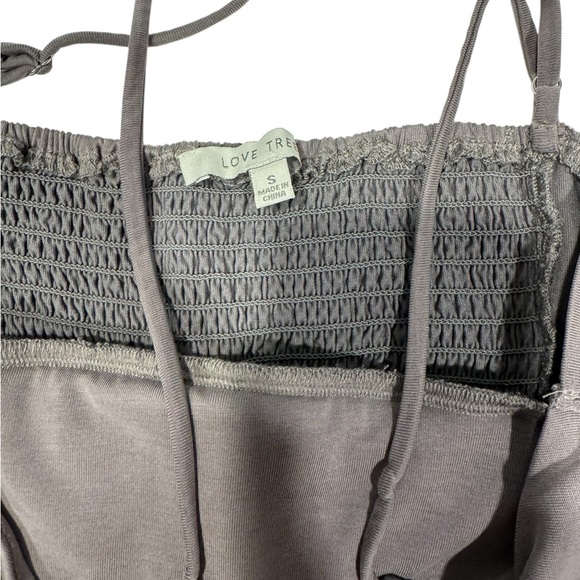 LOVE TREE Gray Wide Leg Junpsuit Small - Picture 10 of 13